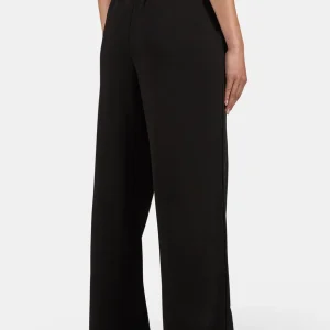 Anni Wide Sweat Pants Washed Black White-1