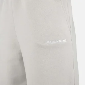 Anni Wide Sweat Pants Washed Pure Grey White-2