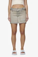 Antonia Cargo Mini Skirt Washed Coast Sand