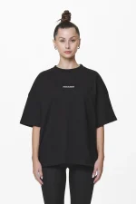 Arendal Logo Heavy Oversized Tee Black