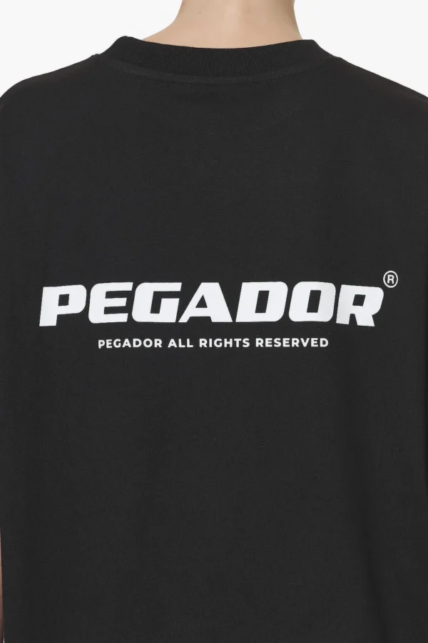Arendal Logo Heavy Oversized Tee Black-2