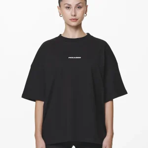 Arendal Logo Heavy Oversized Tee Black