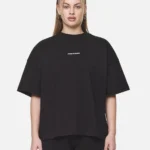 Arendal Logo Heavy Oversized Tee Black White