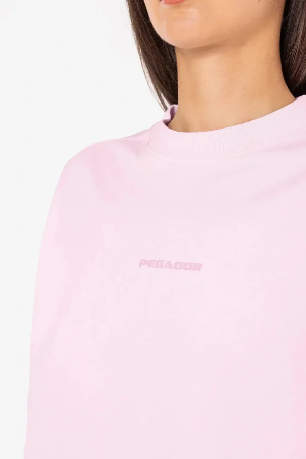Arendal Logo Heavy Oversized Tee Washed Bubblegum-2
