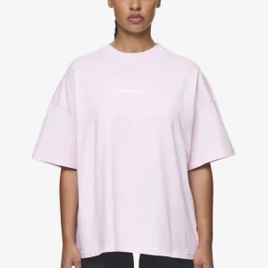 Arendal Logo Heavy Oversized Tee Washed Bubblegum White