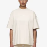Arendal Logo Heavy Oversized Tee Washed Coast Sand White