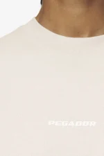 Arendal Logo Heavy Oversized Tee Washed Coast Sand White-2