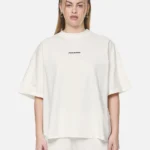 Arendal Logo Heavy Oversized Tee Washed Coconut Milk Black
