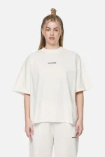 Arendal Logo Heavy Oversized Tee Washed Coconut Milk Black