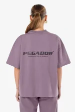 Arendal Logo Heavy Oversized Tee Washed Dusty Grape-1