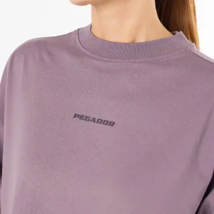 Arendal Logo Heavy Oversized Tee Washed Dusty Grape-2