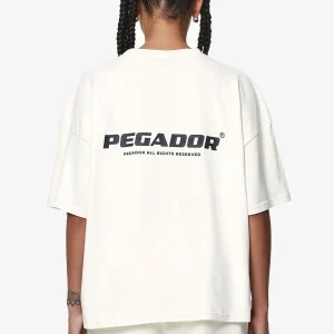 Arendal Logo Heavy Oversized Tee Washed Salty Cream-1