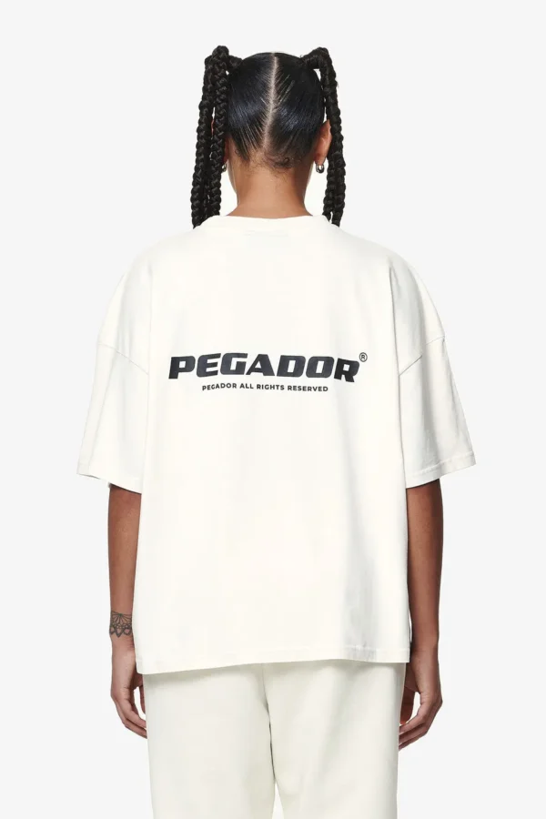 Arendal Logo Heavy Oversized Tee Washed Salty Cream-1