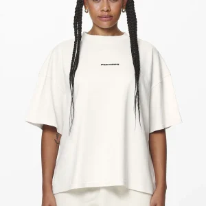 Arendal Logo Heavy Oversized Tee Washed Salty Cream