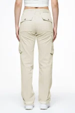 Arlia Wide Cargo Pants Espresso-1