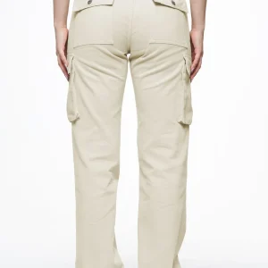 Arlia Wide Cargo Pants Espresso-1
