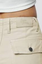 Arlia Wide Cargo Pants Espresso-3