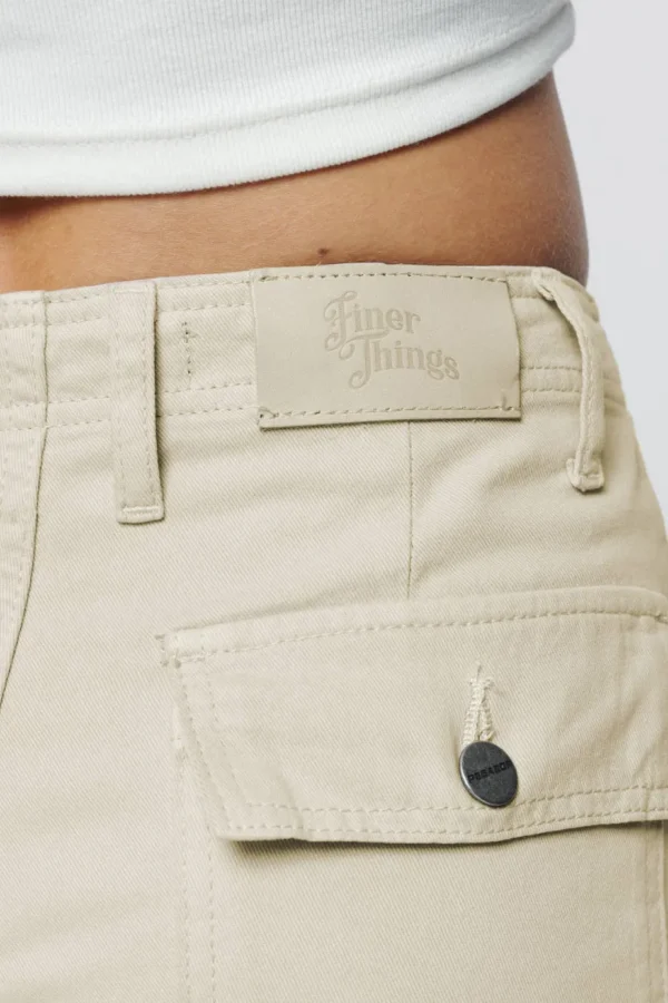 Arlia Wide Cargo Pants Espresso-3
