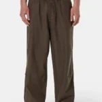 Ashton Parachute Pants Dark Brown