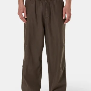 Ashton Parachute Pants Dark Brown