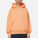 Pegador Atna Logo Oversized Washed Apricot White Hoodie