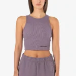 Ayla Crop Top Dusty Grape
