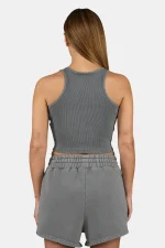 Ayla Crop Top Vintage Grey-1
