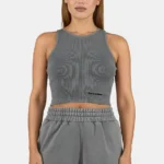 Ayla Crop Top Vintage Grey