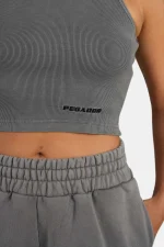 Ayla Crop Top Vintage Grey-2