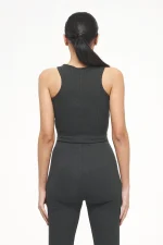 Ayla Crop Top Vintage Washed Iron Grey-1