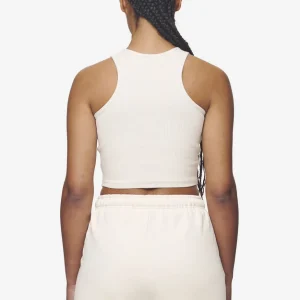 Ayla Crop Top Washed Coast Sand White-1