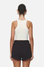 Ayla Crop Top Washed Coconut Milk Black-1