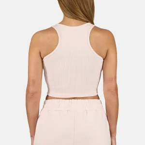 Ayla Crop Top Washed Dusty Rose-1