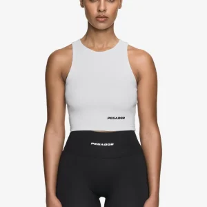 Ayla Crop Top White Black