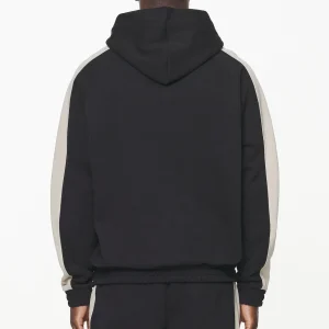 Aytoun Raglan Sweat Jacket Vintage Washed Onyx Black-1