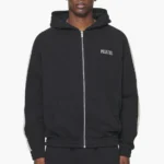 Aytoun Raglan Sweat Jacket Vintage Washed Onyx Black