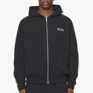 Aytoun Raglan Sweat Jacket Vintage Washed Onyx Black