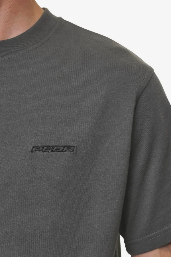 Bane Slim Tee Washed Anthracite-2