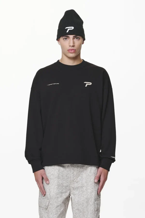 Barone Oversized Longsleeve Black