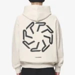 Barone Raglan Hoodie Washed Dust Cream