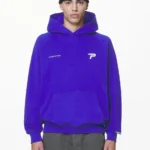 Barone Raglan Hoodie Washed Endless Blue