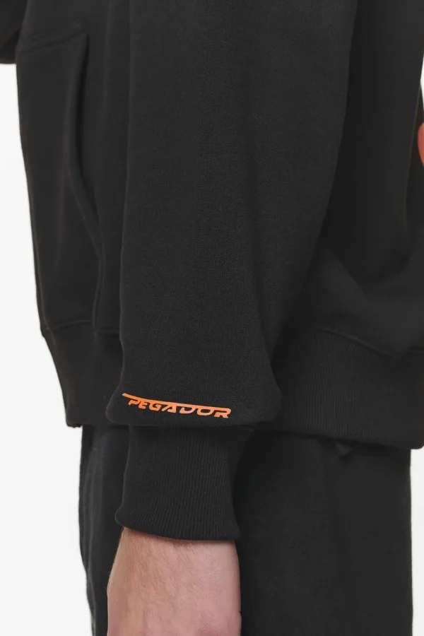 Barone Raglan Sweat Jacket Black-2