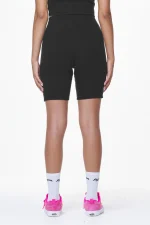 Barrie Rib Biker Shorts Black-1