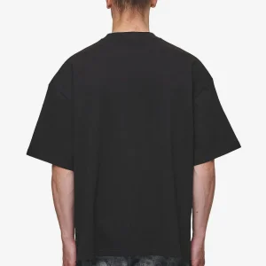 Baxter Boxy Tee Washed Black-1