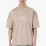 Baylor Oversized Tee Vintage Dark Stone