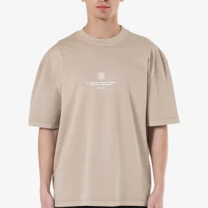 Baylor Oversized Tee Vintage Dark Stone