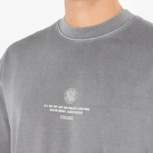 Baylor Oversized Tee Vintage Grey-2