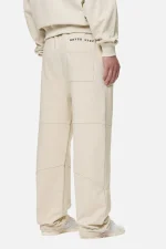 Beech Baggy Sweat Pants Washed Desert Sand-1