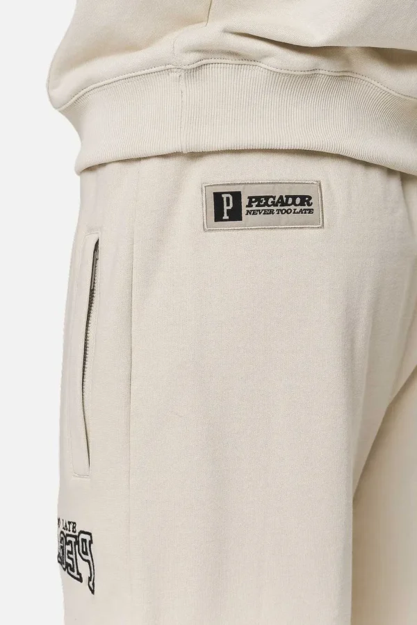 Beech Baggy Sweat Pants Washed Desert Sand-3