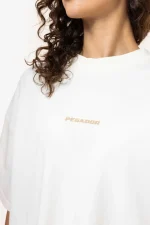 Bel Air Heavy Oversized Tee Vintage Washed Unbleached Espresso Gum-2